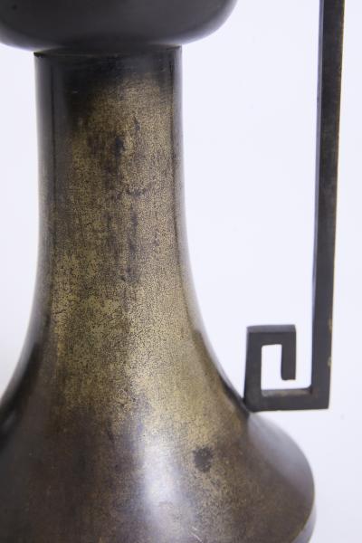 Bronze Ikebana Vase