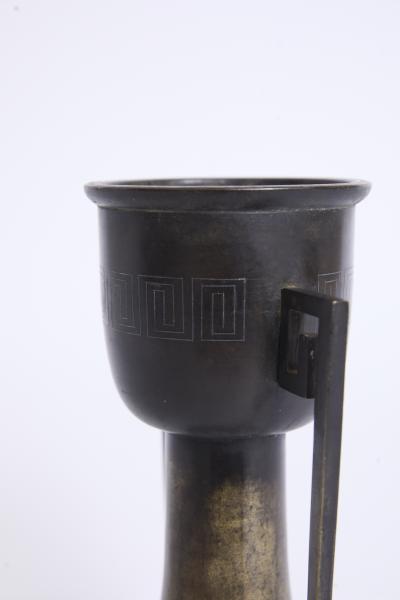 Bronze Ikebana Vase