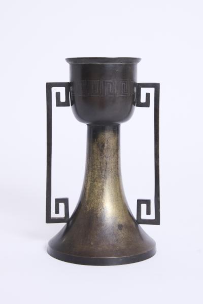 Bronze Ikebana Vase