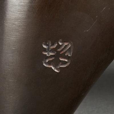 Bronze Japanese Dog Sculpture Possibly Akita 