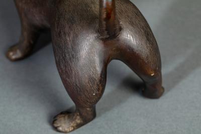 Bronze Koro incense burner of a Weasel