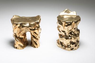 Bronze Lava Stool 2010