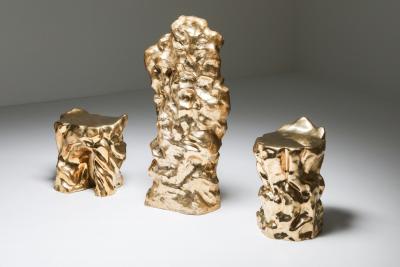 Bronze Lava Stool 2010