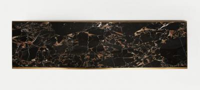 Bronze Marble top Console in the Art Deco Manner