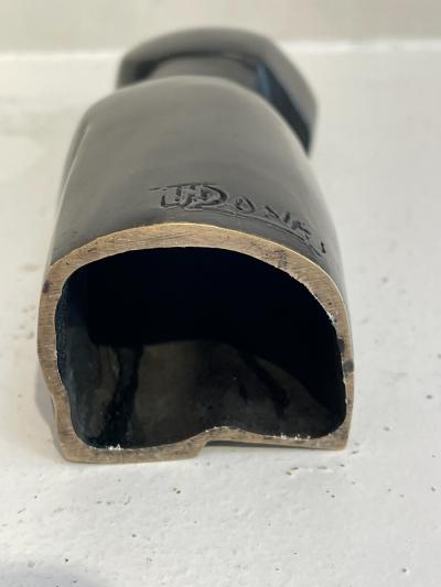 Bronze Mother Child Sculpture by Marthe Donas