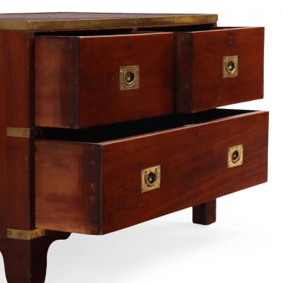 Bronze Mounted Mahogany Campaign Chest C 1910