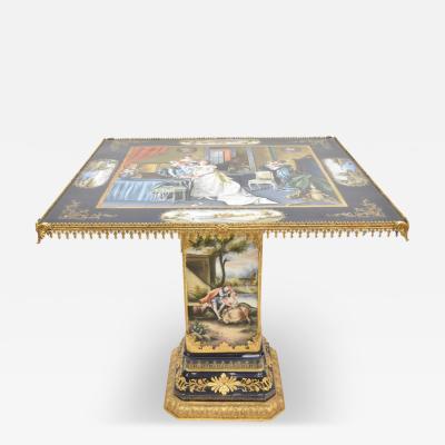 Bronze Mounted Porcelain Center Table