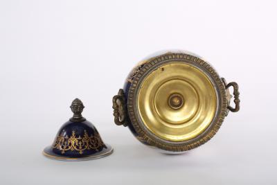 Bronze Mounted S vres Porcelain Covered Urn