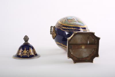 Bronze Mounted S vres Porcelain Covered Urn