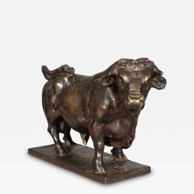 Bronze Of A Standing Bull