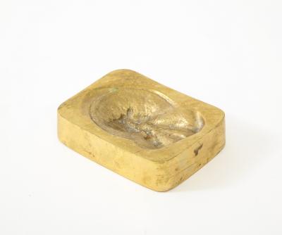 Bronze Paperweight by B W Genis France c 1980