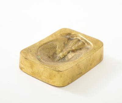 Bronze Paperweight by B W Genis France c 1980