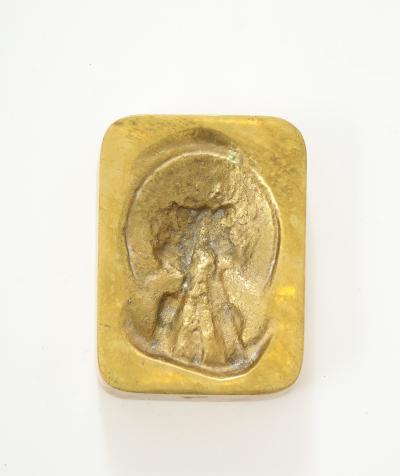 Bronze Paperweight by B W Genis France c 1980
