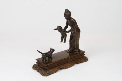 Bronze Pegu Statue