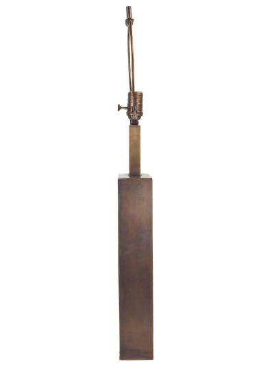 Bronze Pillar Lamp