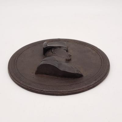 Bronze Plaque of Napoleon France circa 1900