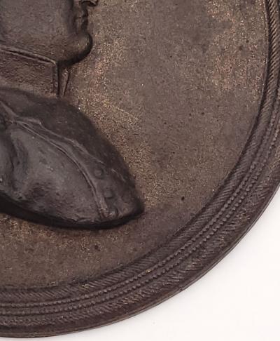 Bronze Plaque of Napoleon France circa 1900