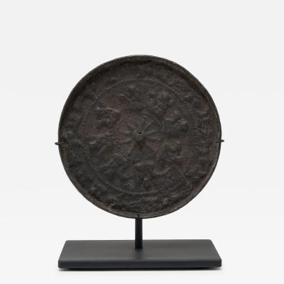 Bronze Relief Hand Mirror