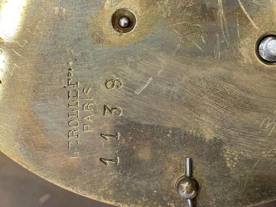 Bronze Sconce Wall or Cartel Clock Lerolle Freres Paris Rare Unusual