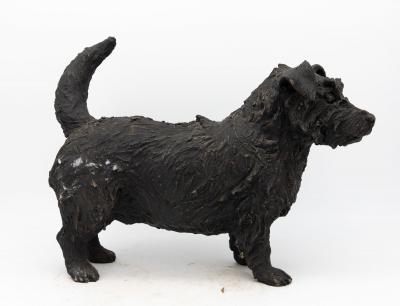 Bronze Scottie Scottish terrier English Mid 20th century