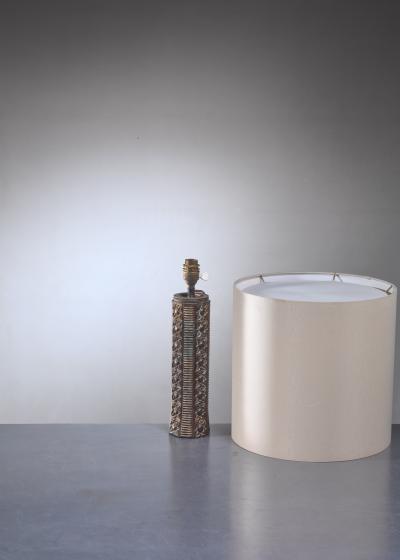 Bronze Sculptural Table Lamp