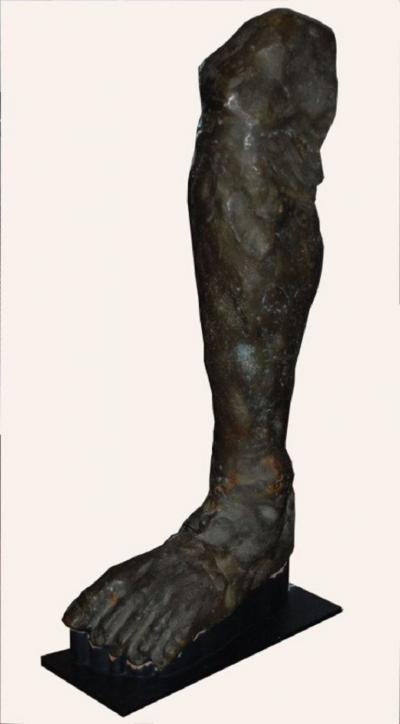 Bronze Sculpture of Male Leg