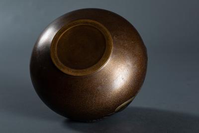 Bronze Vase with Shell Design