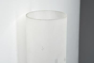 Bronze Wall Lamp with Frosted Glass Shade Europe First Half of the 20th Century