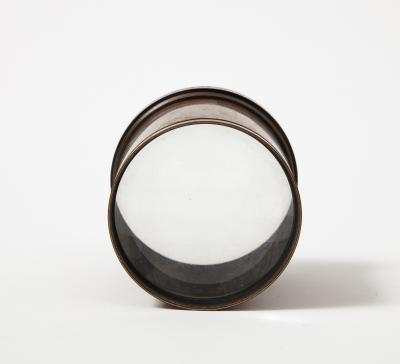 Bronze and Glass Vintage Lens 20th C