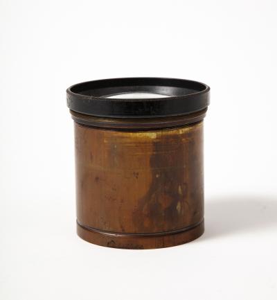 Bronze and Glass Vintage Lens 20th C