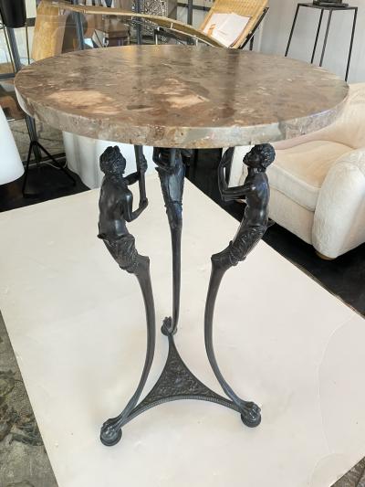 Bronze and Marble Side Table circa 1845