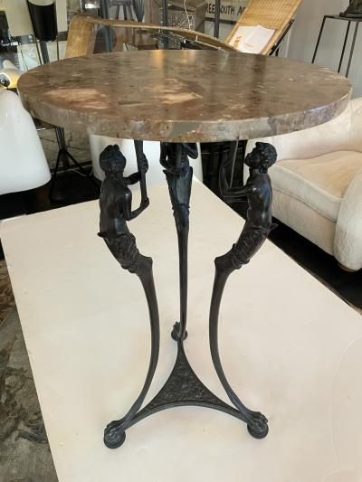 Bronze and Marble Side Table circa 1845