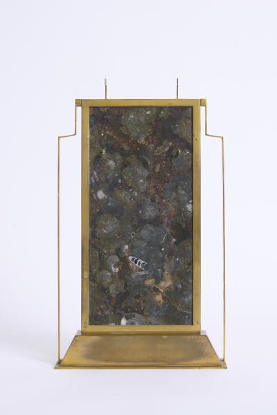 Bronze and Stone Stand