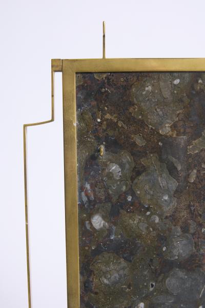 Bronze and Stone Stand