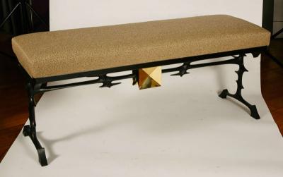 Bronze bench