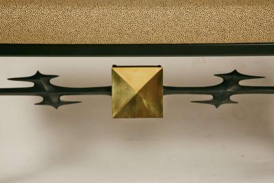 Bronze bench