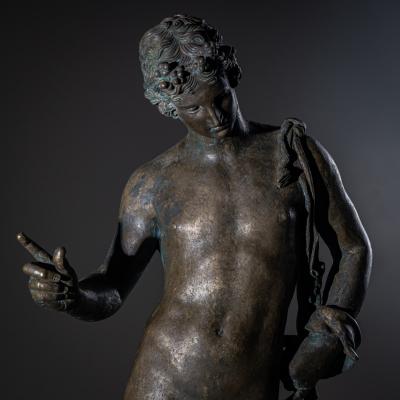 Bronze of Narcissus after the Antique 20th Century