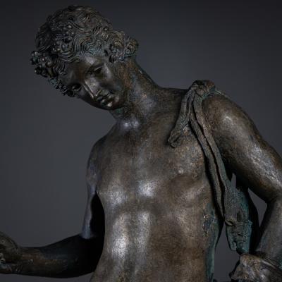 Bronze of Narcissus after the Antique 20th Century