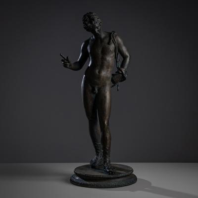 Bronze of Narcissus after the Antique 20th Century