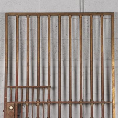 Bronze vault door and a pair of matching panels C 1910 