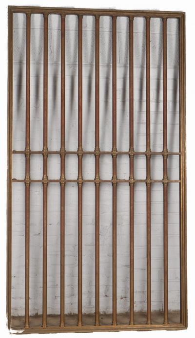 Bronze vault door and a pair of matching panels C 1910 