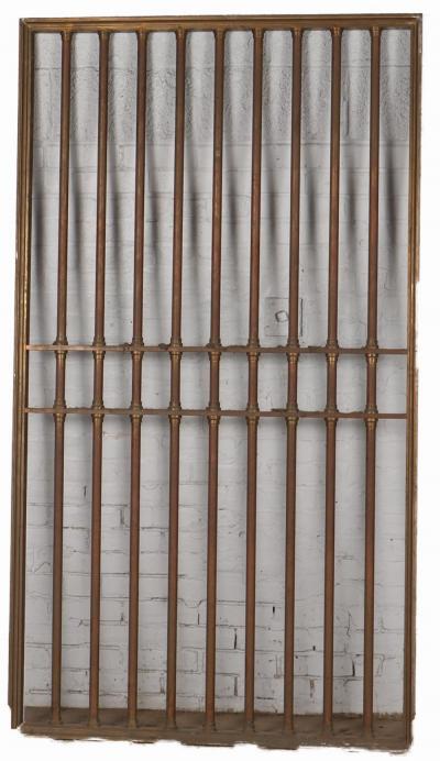 Bronze vault door and a pair of matching panels C 1910 