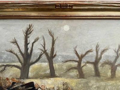 Bror Julius Olsson BJO Nordfeldt B J O Nordfeldt Moon in Mist