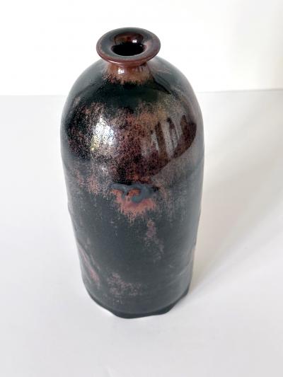 Brother Thomas Bezanson Early Ceramic Vase with Honan Glaze by Brother Thomas Bezanson