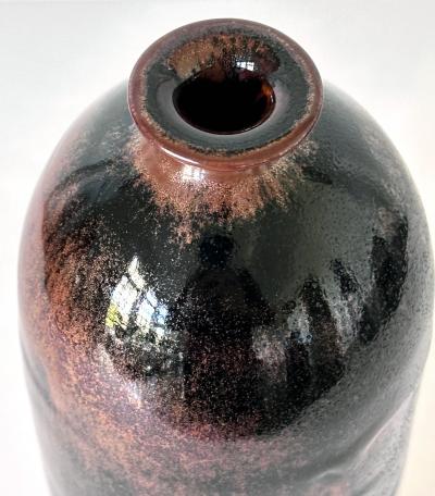 Brother Thomas Bezanson Early Ceramic Vase with Honan Glaze by Brother Thomas Bezanson