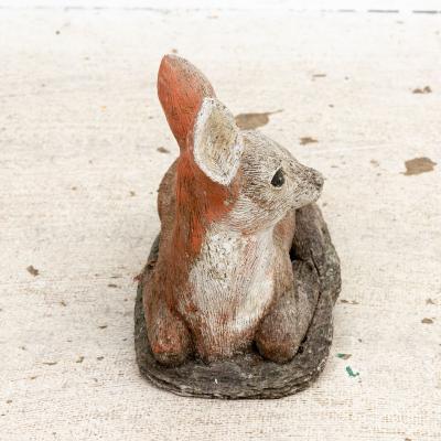 Brown Painted Doe or Deer Garden Ornament