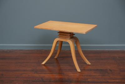 Brown Saltman Art Deco side table by Brown Saltman