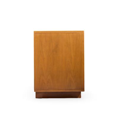 Brown Saltman John Keal for Brown Saltman Style Mid Century Tambour Door Credenza and Hutch