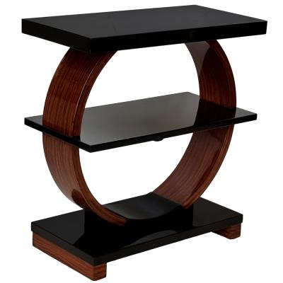 Brown Saltman Pair of Art Deco Side Tables