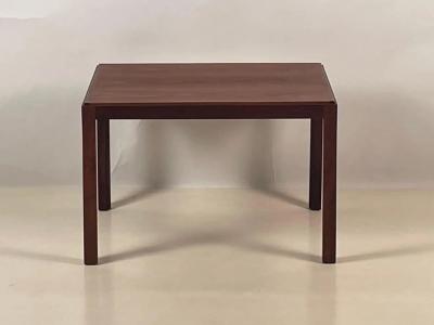 Brown Saltman Pair of Understated Walnut End Tables by Brown Saltman